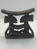 Impressive Luba Headrest With Two Male Figures, African Fine Art product logo