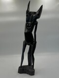 Rare Wooden African Shetani Spirit Sculpture With Devil Ears, Fine Art product logo