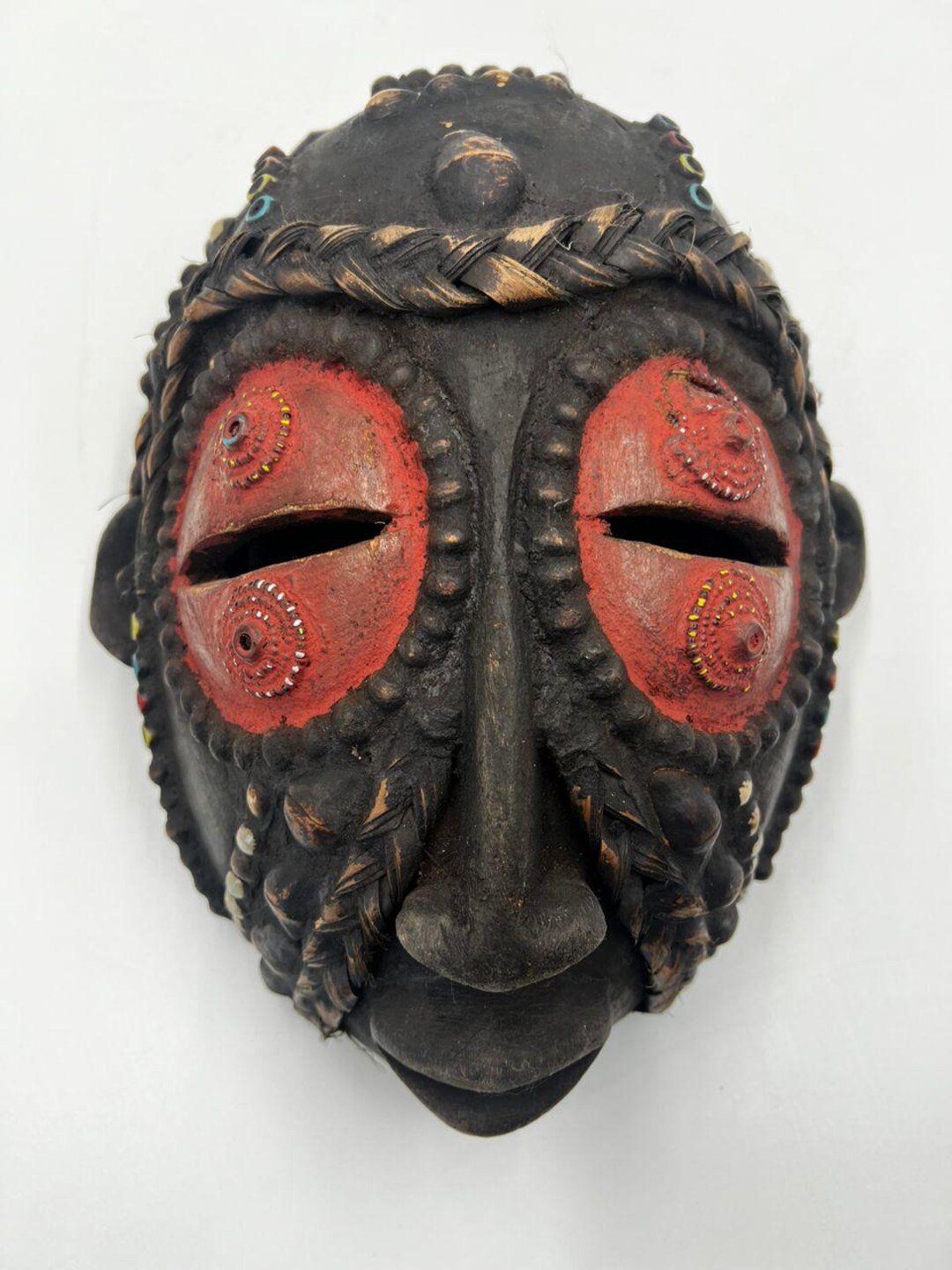 Beautiful Rare Wooden Kuba Tribal Ritual Mask, African Fine Art - Etsy