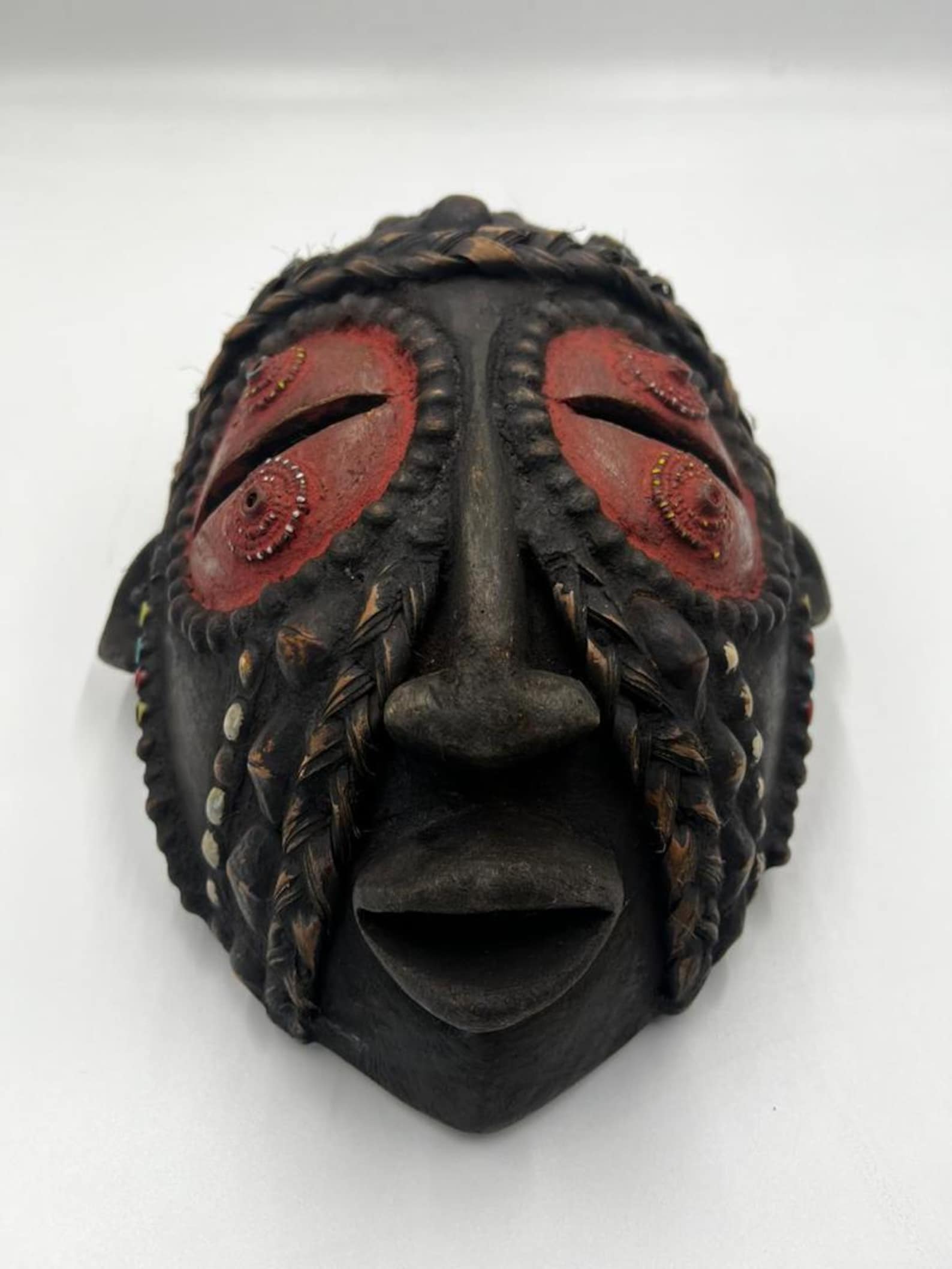 Beautiful Rare Wooden Kuba Tribal Ritual Mask, African Fine Art - Etsy