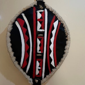 Authentic Maasai Leather Shield