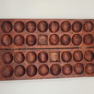 Abstract Art, Fine African Bao Mancala Board Game