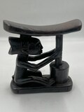 African Vintage Hand Carved Luba Tribe Headrest, Fine Art product logo