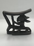 African Wooden Luba Headrest, Neck Support From D.R. Congo, Fine Art product logo