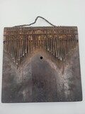 Abstract Impressive Wooden Kalimba Thumb Piano, African Musical Instrument product logo