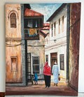 The Alleyways Of Stone Town Zanzibar Painting, Street Scene Wall Decor product logo