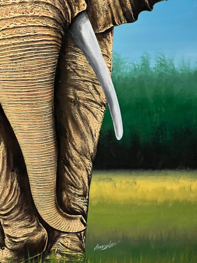 Exquisite African Elephant Painting Art Wall Decor Etsy Exquisite African Elephant Painting Art Wall Decor Etsy