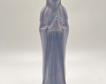 ヴィンテージの木製彫刻の聖母マリア像、聖母子像 | 宗教的な民芸品の