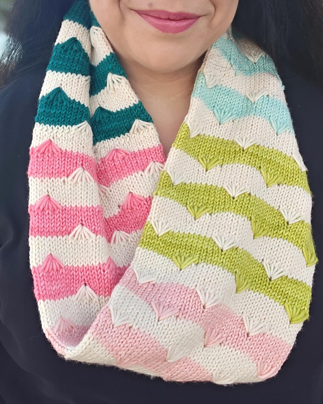 Mount Floral Cowl - PDF Knitting Pattern - Etsy