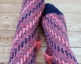 Chaussettes glissantes - Modèle de tricot de chaussettes PDF