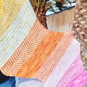 Crest and Fall - PDF Knitting Pattern - knitted wrap pattern