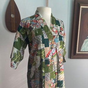 DEADSTOCK 50s/60s Hand Painted Japanese Robe