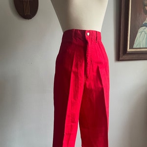 1970s Red Pants from New Colonial Corporation