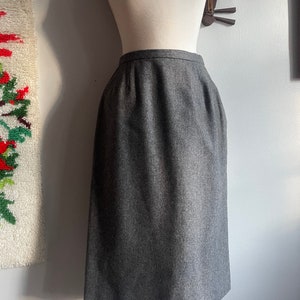 1960s Rosecrest Wool Pencil Skirt