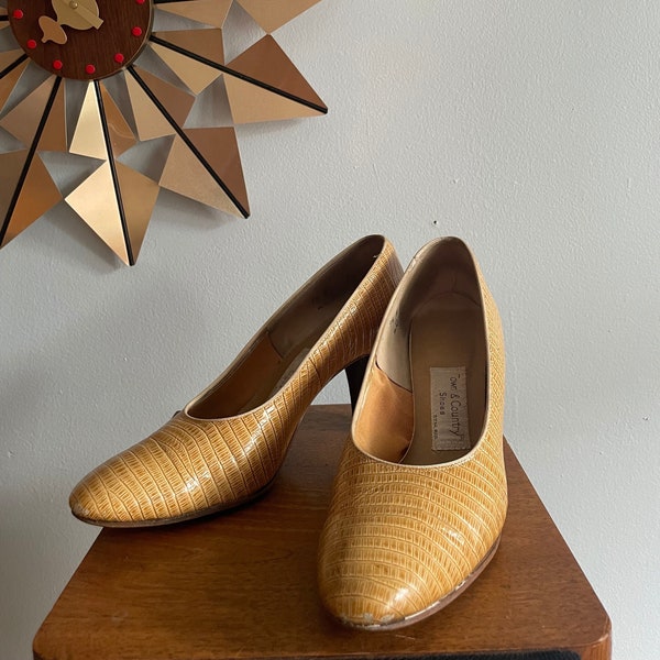 1960s Leather Heels from Town & Country