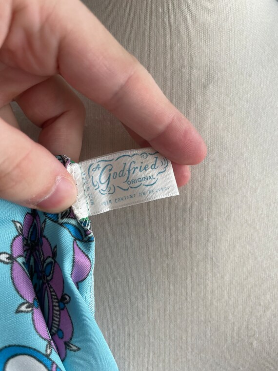 Late 60s Mod Shift Dress, A Godfried Original for… - image 6