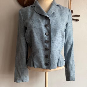 1950s Flecked Blue Jacket