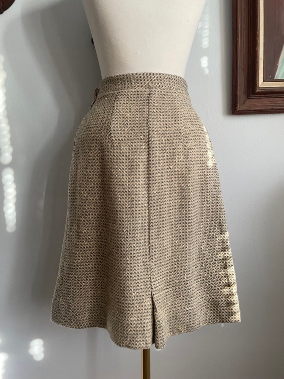 1960s Bill Atkinson Glen of Michigan Tweed Skirt - image 3