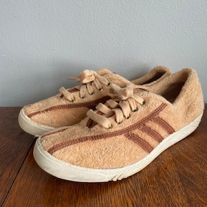 1980s Terry Tiger Tico Tyre Terrycloth Gym Shoes