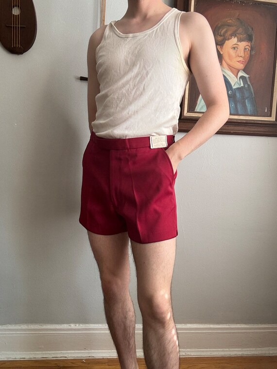 1970s NOS Bravado Red Shorts