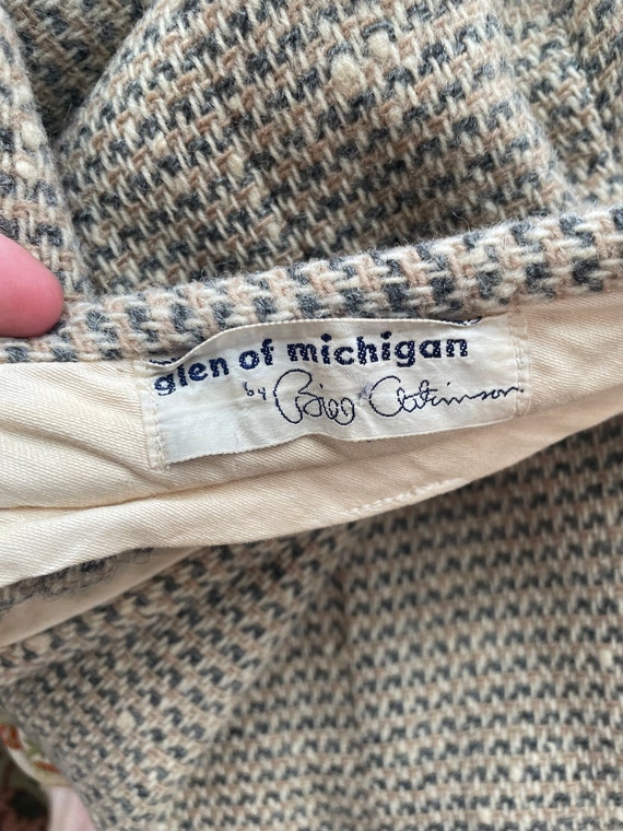 1960s Bill Atkinson Glen of Michigan Tweed Skirt - image 5