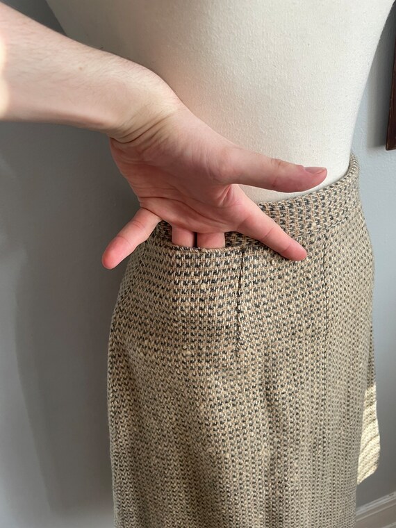 1960s Bill Atkinson Glen of Michigan Tweed Skirt - image 7