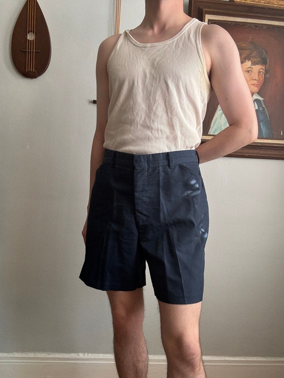 1970s Sears Navy Blue Shorts