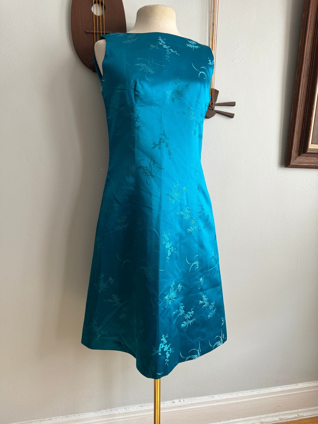 1960s Deadstock Shift Dress in a Vibrant Floral Print