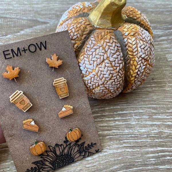 Fall Earring Bundle/Pumpkin spice earrings/ Fall Jewelry for Women