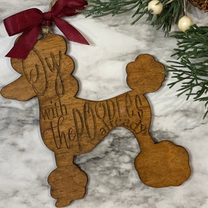 Gilmore Girl Quote, Christmas Ornament. Oy with the poodles already