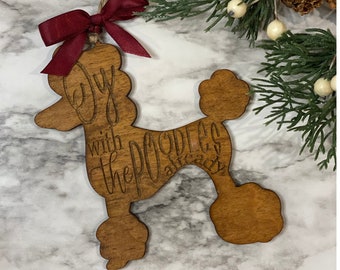 Gilmore Girl Quote, Christmas Ornament. Oy with the poodles already