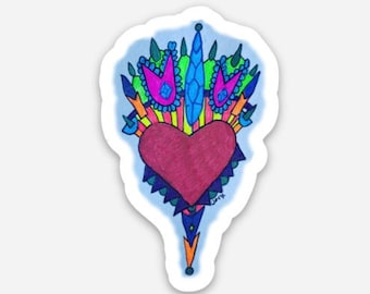 Heart Queen Waterproof Sticker