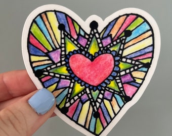 Manifesting Miracles Clear Water Resistant Sticker