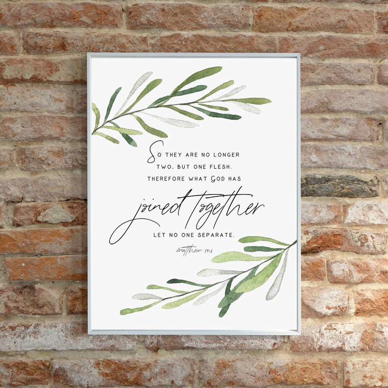 Matthew 19 6 - Etsy