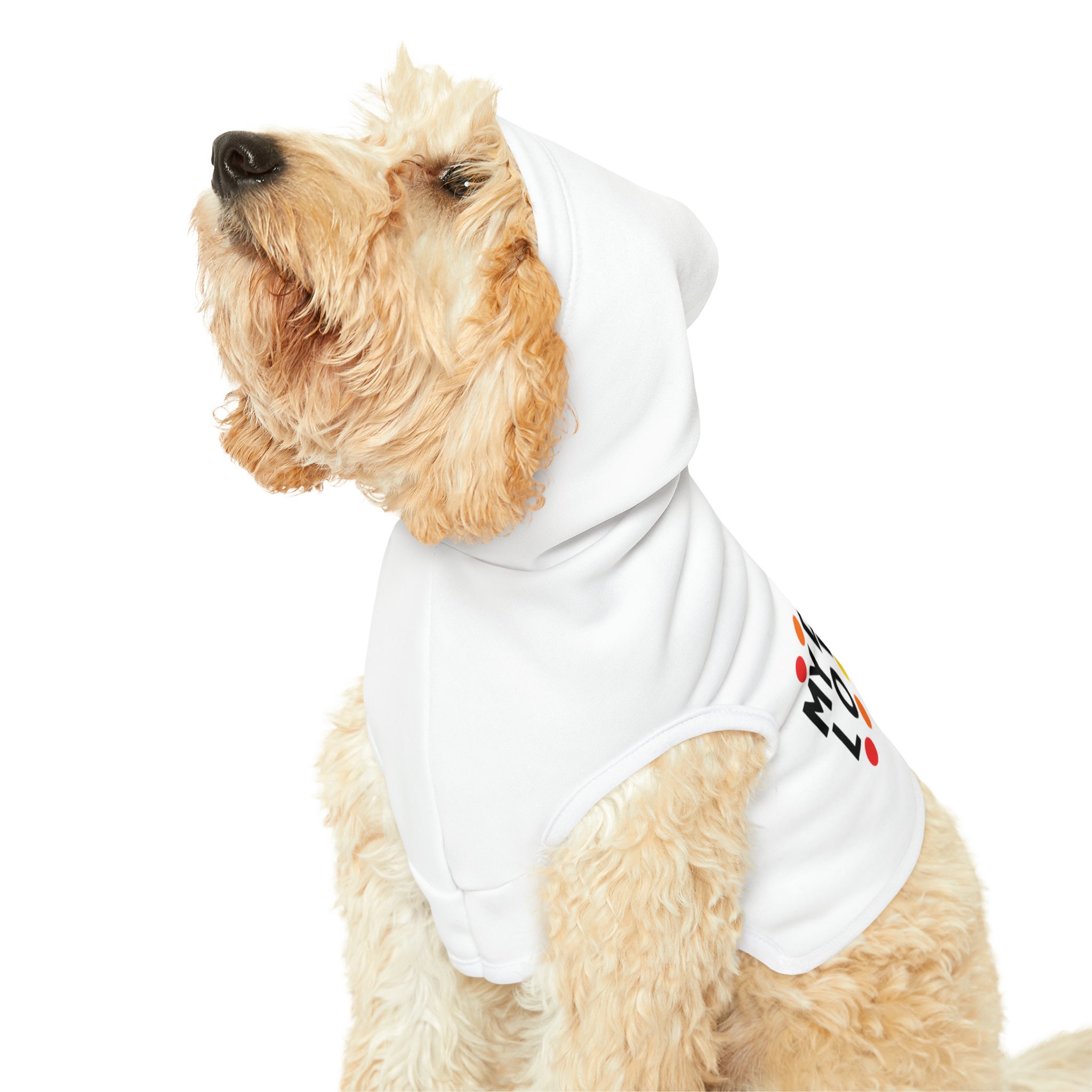 My Daddies Love Me Pet Hoodie for Dogs or Cats, LGBTQ+ Dog Sweater