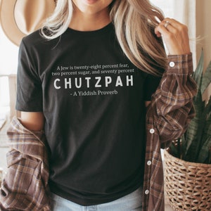 Chutzpah T-Shirt, Yiddish proverb