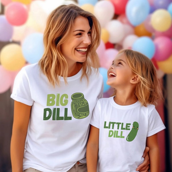 Mommy and Me Pickle Shirts, Matching Dill Pickle Shirt Gift for Mother's Day