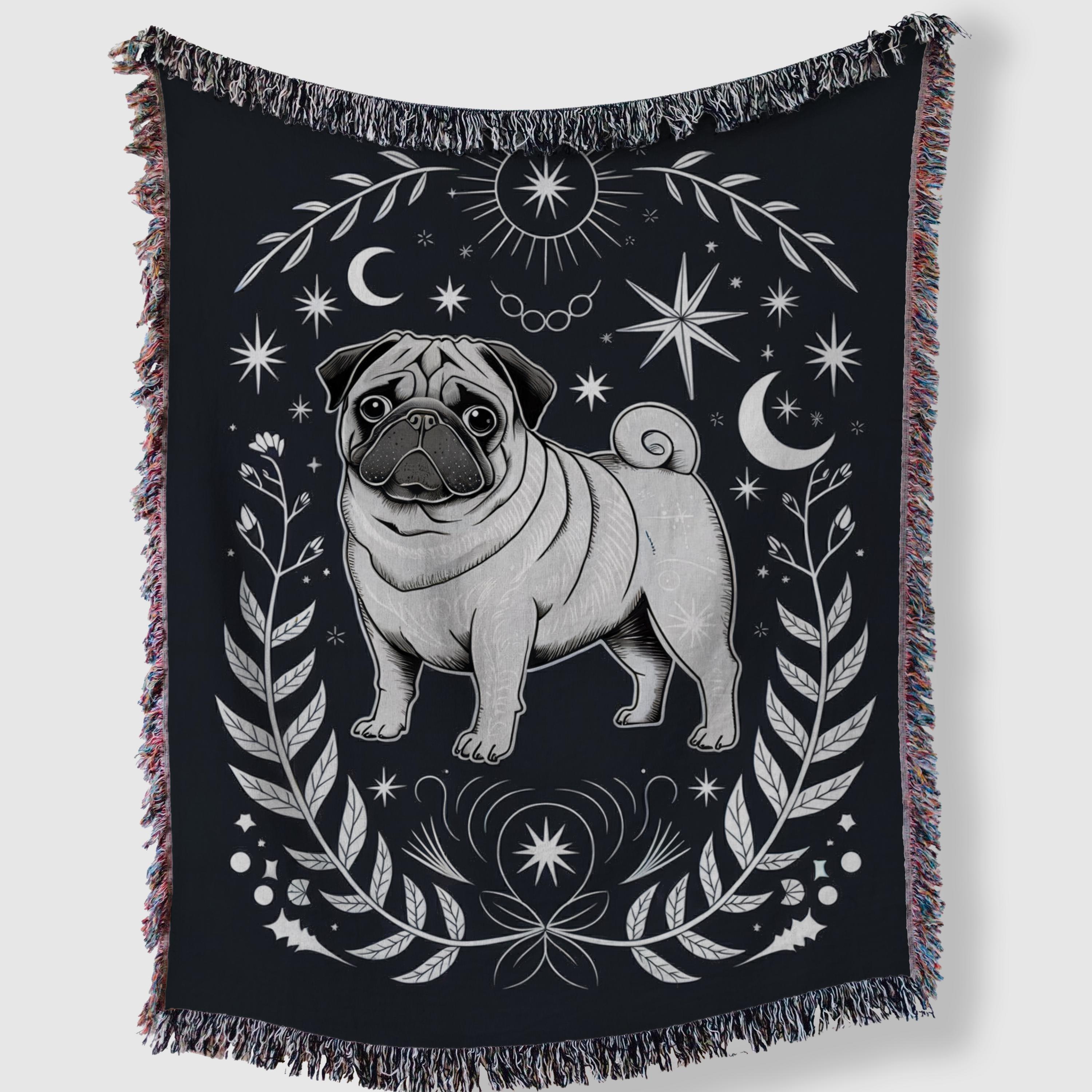 Pug Blanket Etsy