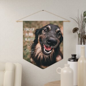 Custom Pet Memorial Gift, Pet Remembrance Gift, Rainbow Bridge Gift, Personalized Dog Memorial, Dog Wall Hanging, Dog Memorial Wall Art