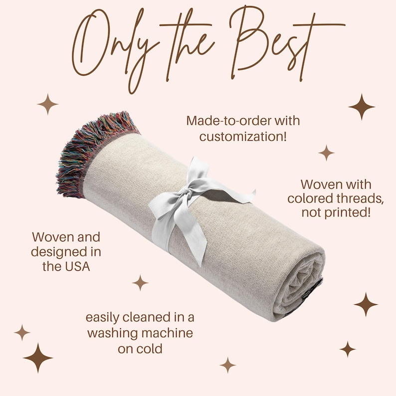 English Cream Golden Retriever Blanket Lavender Field Woven Throw