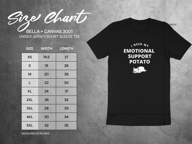 Funny Emotional Support Potato Shirt, Cute Emotional Support Tee, Hilarious Novelty Graphic Shirt, Trendy Potato Lover T-shirt