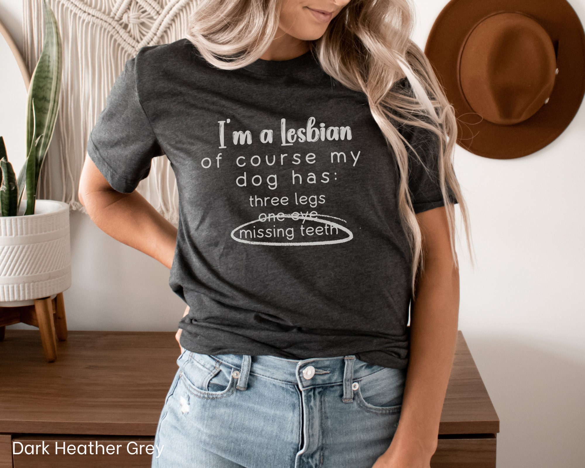 Funny Lesbian Dog Mom Shirt, LGBTQ humor gift, Queer T-Shirt, WLW Gift