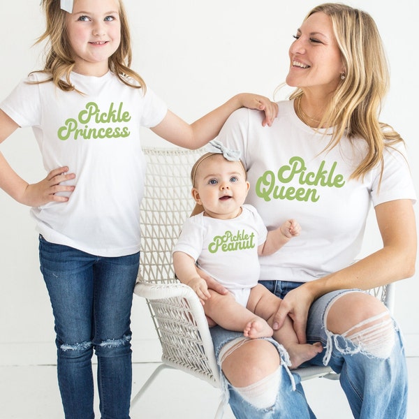 Matching Pickle Lover Family Shirts