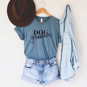 Dog Groomer Shirt, Dog Grooming Gift, Dog Groomer T-shirt, Pet Salon Tshirt, Pet Stylist Shirt