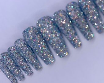 SPARKLES | Sugar Glitter Press On Nails
