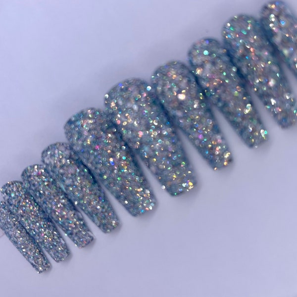 SPARKLES | Sugar Glitter Press On Nails