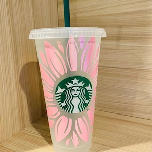 Flower Starbucks Cup