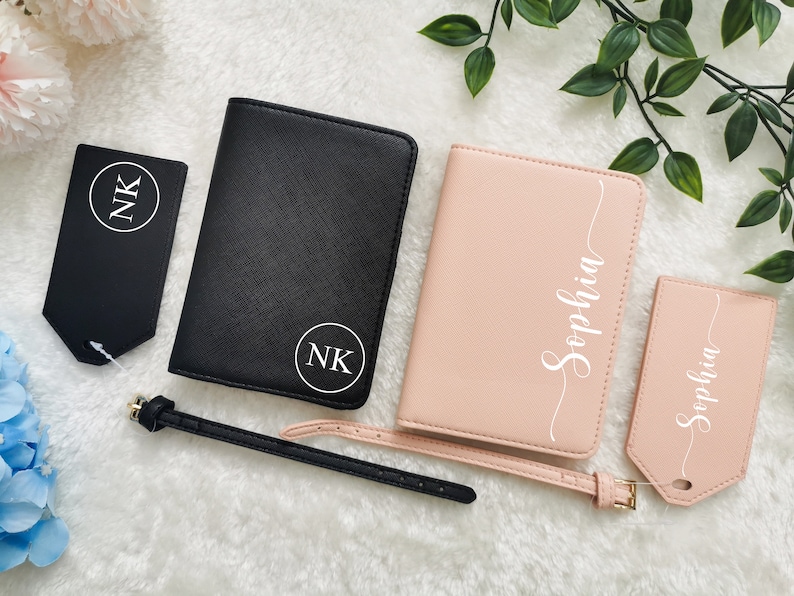 Personalised Passport Holder Set Personalised Passport Cover Etsy UK