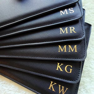 Personalised Clutch Bag, Personalised Bridesmaid Gift, Personalised Handbag, Maid of Honour Gift, Gift for Her, Hen Party Gift image 7