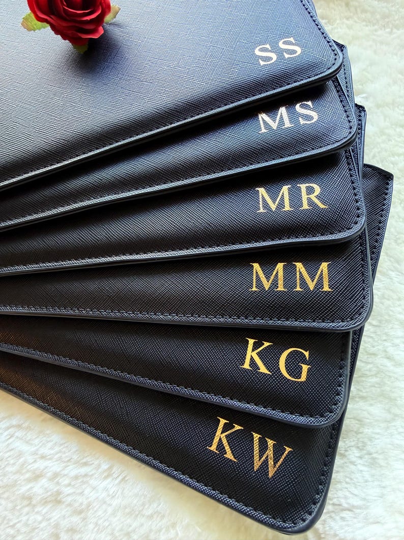 Personalised Clutch Bag, Personalised Bridesmaid Gift, Personalised Handbag, Maid of Honour Gift, Gift for Her, Hen Party Gift image 7